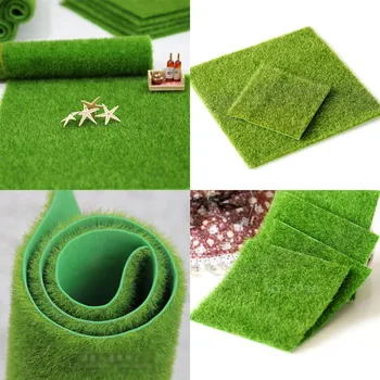 1Pcs 30 X 30 cm Aritificial Žolės Veja Moss Netikrą Durpės Bonsai Ornamentu Namų, Sodo Puošmena Naują Atvykimo