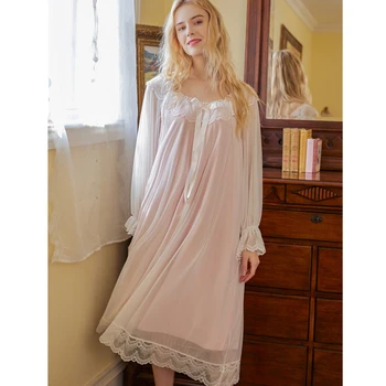 2023 Visą Nightgowns Sleepshirts Kietas Sleepwear Sexy Namų Suknelė Nightdress Sleep & Lounge Pižamą Moterų H118