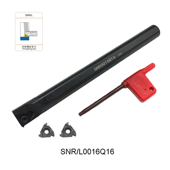 SNR0016Q16 SNL0016Q16 Cnc Putoja Įrankis vidinių sriegių sriegimo įrankiai Tekinimo Įrankio Laikiklis mašina Reikmenys 16IR AG60