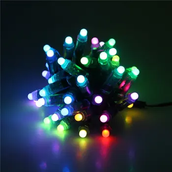 12mm WS2811 2811 IC RGB LED Modulis Styginių Šviesos IP68 Vandeniui 5V Full LED Taško Pikselių Žibintai, už Kalėdų Šventės