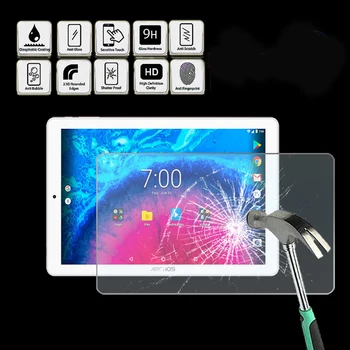 Tabletę Grūdintas Stiklas Screen Protector Cover for ARCHOS Core 101 3G V2 - Anti-pirštų Atspaudų Ekrano Plėvelės Raštas Guard Dangtis