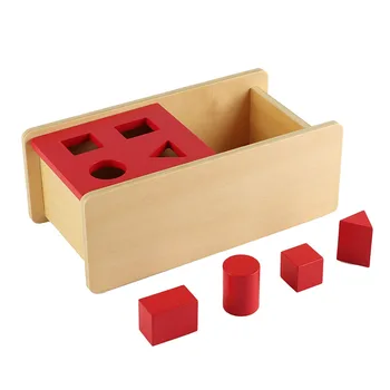 Montessori Mokomosios Medžiagos, Žaislo Boxs Su Geometrics Jutimo Patirties Koncentracija, Mokymo Priemonių Medinis Žaislas Mokymosi Žaidimai