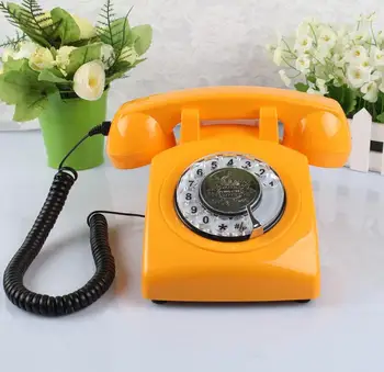 Besisukančio Disko Senoviniai Telefonai, Antikvariniai Retro Telefono Retro Mados Vintage Senoviniai Fiksuotojo Ryšio Telefono