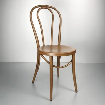 Derliaus metalo valgomasis kėdė Vienos kėdės paprastos apvalios taburetės veido pramoninės vėjo U-atgal kūrybos kėdė