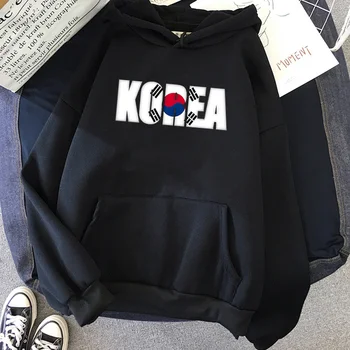 korėjos hoodies moterų streetwear harajuku hip-hop spausdinti moterų megztinis spausdinti streetwear