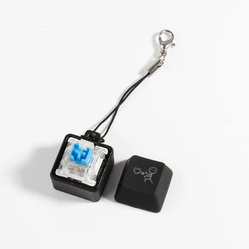 1PC RGB LED Jungiklis Testeriai Mechaninė Klaviatūra Keycap Keychain Įtempių