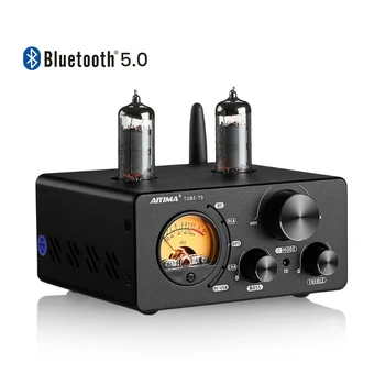 Garso T9 Bluetooth 5.0 Vakuuminio Vamzdelio Stiprintuvo USB DAC Stereo Imtuvas ĮKALBINĖTI/OPT HiFi Namų Garso Skaitmeninis Stiprintuvas, w/VU Meter 100W