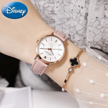 Disney Dovana Su Būda Studentų Žiūrėti Mickey Paprasta Korėjos Versija Vandeniui Kvarcinis Laikrodis Relogio Feminino