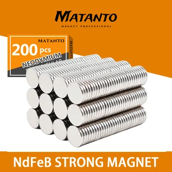 200PCS 14*2 mm storio Neodimio Magnetai, Stiprūs, 14mmx2mm Nuolatinis Apvalus Magnetas 14*2mm Galingas N35 Magnetinio magnetas