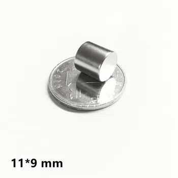 20Pcs11x9 mm, Stiprus Cilindro Retųjų Žemių Magnetas 11mmx9mm Turas Neodimio Magnetai 11x9mm Didelis Magnetas Disko 11*9 mm N35