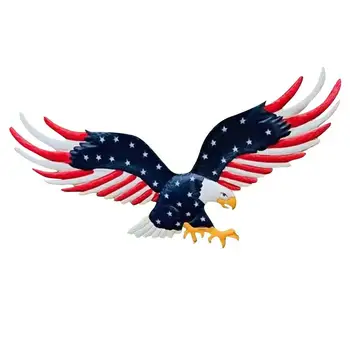 Amerikoje Flying Eagle Sodo Dekoro Amerikos Vėliava Metalo Erelis Dekoracijos Amerikoje Flying Eagle Metalo Statula Nepriklausomybės Dieną