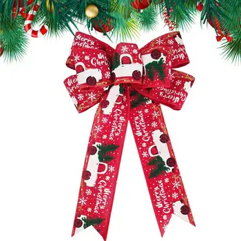 Kalėdų Medžio Lankai 14X9 Colių Peteliškės Dirbtinės Kalėdų Eglutės Dekoro Patvarus Lengva Kabinti Lankas Papuošalai Durų Sienos