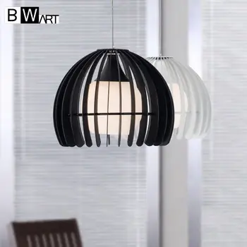 Bwart Modernios LED lubų priedai veltiniams, vilna lempa birdcage Sustabdytas Pakabukas loft šviesos armatūra pakabos šviestuvas namų fojė apšvietimas