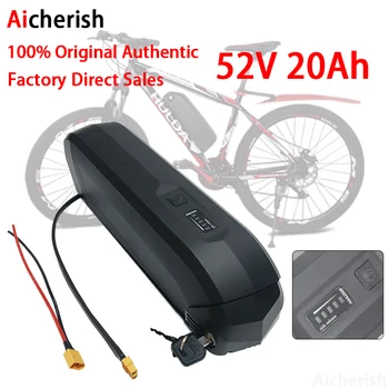 Aicherish Naujas 52V 20Ah 30Ah 40Ah Hailong 18650 Elementų Pack E-bike Baterija Galingas Elektrinis Dviratis Ličio Baterija USB Prievadas+XT60