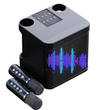 Naujas Karaoke Mašina Garsiakalbių Rinkinys Ys-203 100W Didelės Galios Belaidis Nešiojamas Mikrofonas BT Garso Šeimai Šalis Karaoke Originali