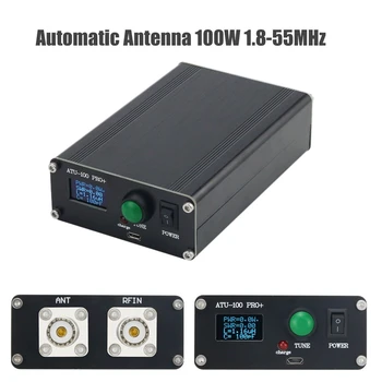 ATU-100 Pro+ 7X7 1.8-55Mhz 0.96 Colių OLED Ekranas 120W Įkrovimo Antena Imtuvo Auto Antena Imtuvo Trumpųjų bangų Antenos Imtuvas