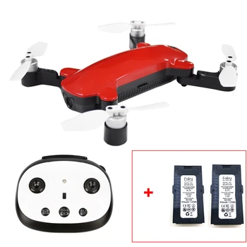 (2 Baterijos) Simtoo Pasakų Sulankstomas Brushless Quadcopter su Siųstuvu, WifI FPV 1080P vaizdo Kameros GPS Drone XT175