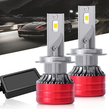 D8 - F5 automobilių žibintų lemputės H1 H7, 9006 H11 yra universalus šviesos gavimas, pagaminti iš XHP 3570 LED lustas,gali išėjimas 12v 6000k akiratyje