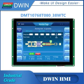 DWIN HMI Pramonės Protingas Ekranas 8.0 Colių, 1024*768 Capacitive Jutiklinis ekranas IPS Plataus matomumo Kampo LCD Ekrano Modulis