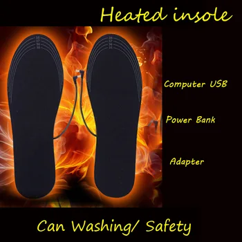 Storio Šiluminė Žiemos Batų Padas Kvėpuojantis, Šiltas, Šildomas USB Įkrovimo USB Įkrovimo Elektra Šildomi Vidpadžiai