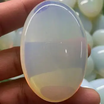 1pcs Gamtos opal geležinkelių Palmių akmens kristalų masažas reiki gydymo