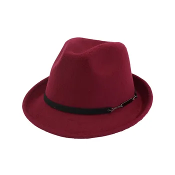 Anglija Retro Fedoras sombrero Vyrų, Moterų kaubojaus skrybėlę Atsitiktinis Skrybėlės Bžūp Klasikinis Paplūdimio Panamos Skrybėlė Kailio kepurę HF111