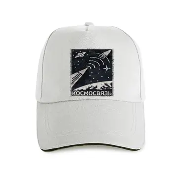 naujoji bžūp skrybėlę Vyrų Beisbolo kepuraitę Retro Spausdinti Dizainas Mens Užsakymą CCCP Rusijos Kosminių Raketų Programa Viršūnių & Medvilnės