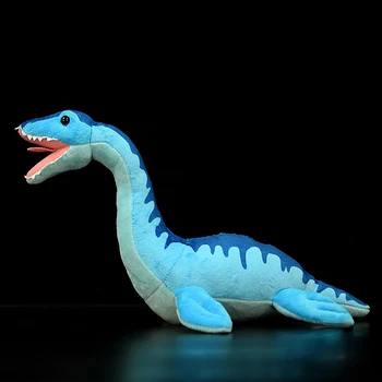 Minkštas Plesiosaurus Pliušinis Žaislas Tikroviška Ilgu Kaklu Dinozaurų Jūros Roplių iškamša Žaislai, Dovanos