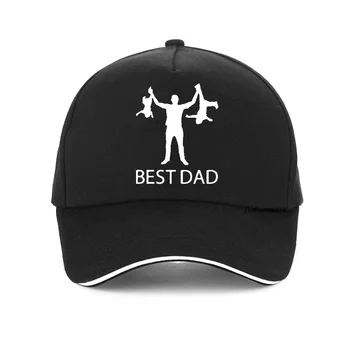 Geriausias Tėtis Beisbolo kepuraitę Juokinga Dizaino Tėvo Diena bžūp 100% Medvilnės Mados Geras tėtis Vasaros reguliuojamas snapback skrybėlę kaulų