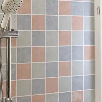 Vonios lipdukai vandeniui lipnios tapetai renovacija, vonios, mozaika, sienos lipdukai tualetas sutirštės plytelės 10M