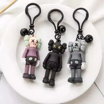 Naujas keychain moterų cartoon vaikų žaislai PVC silikono vaikai, kaip mergaičių ir berniukų dovana pakabukas dekoratyvinis sagtis keychain fr