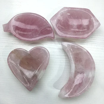 Gamtos crystal rose kvarco dubuo formos kristalų ranka raižyti šiurkštus akmens gydymo apdaila