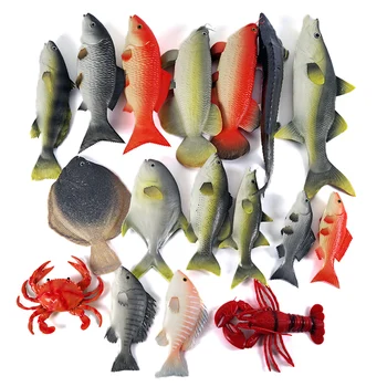 Modeliavimo Žuvų Dirbtinis, Netikras Žuvų Modelį, Vaikai Ankstyvojo Ugdymo Rekvizitai Netikrą Raudona Karpis Karosas Karpis Žuvų Papuošalai