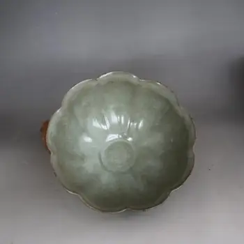 Retas Song Dinastijos(961--1275)Jian Krosnies porceliano dubuo,spalvos jūros vandens glazūra Lotus Dubenį,geriausia kolekcija ir puošmena, Nemokamas pristatymas
