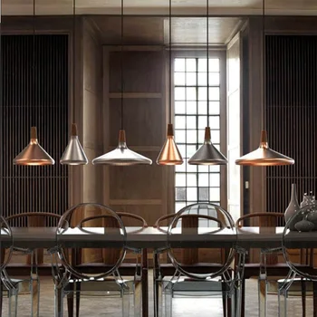 Modernus minimalistinis dizaineris liustra, Šiaurės liustra mados restoranas šviesos juosta naktiniai virtuvės lempos