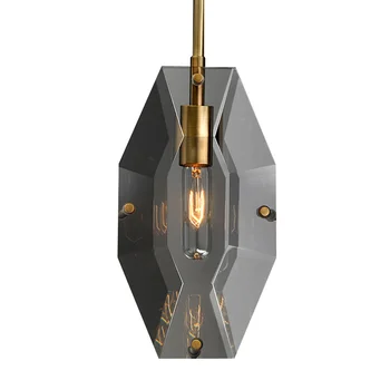 2019 naujausias dizaino, modernus minimalistinio post-modernus kristalų pakabukas lempa kambarį naktiniai apdaila vieno priedai veltiniams, vilna lempa